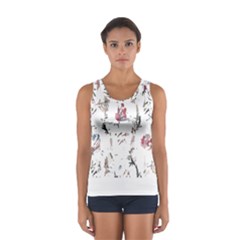 Tropical T- Shirt Tropical Garden Garden T- Shirt Sport Tank Top 