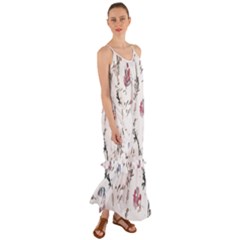 Tropical T- Shirt Tropical Garden Garden T- Shirt Cami Maxi Ruffle Chiffon Dress