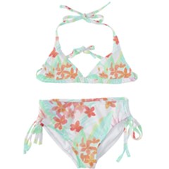 Tropical T- Shirt Tropical Garden Pluriflor T- Shirt Kids  Classic Bikini Set by maxcute