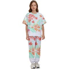 Tropical T- Shirt Tropical Garden Pluriflor T- Shirt Kids  Tee And Pants Sports Set by maxcute