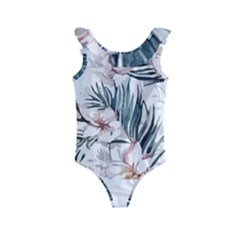 Tropical T- Shirt Tropical Garden Sheet T- Shirt Kids  Frill Swimsuit by maxcute