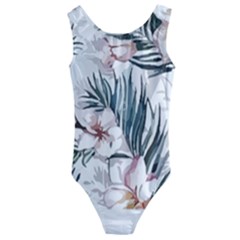 Tropical T- Shirt Tropical Garden Sheet T- Shirt Kids  Cut-out Back One Piece Swimsuit by maxcute