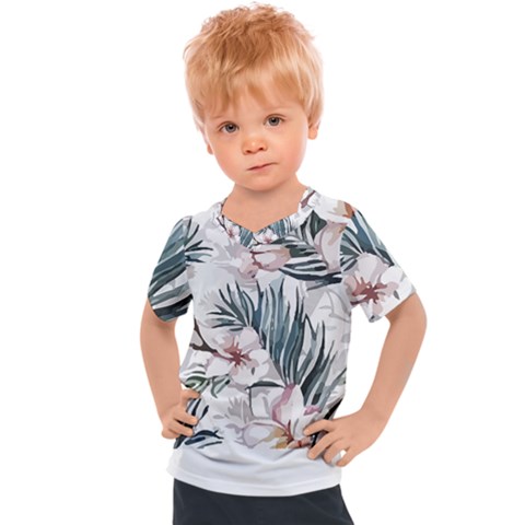 Tropical T- Shirt Tropical Garden Sheet T- Shirt Kids  Sports Tee by maxcute