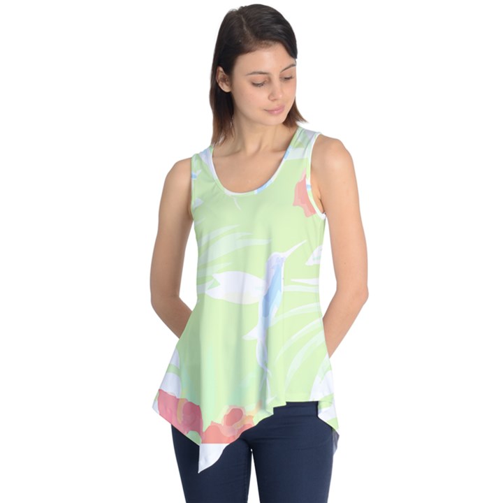 Tropical T- Shirt Tropical Gorgeous Deforest T- Shirt Sleeveless Tunic