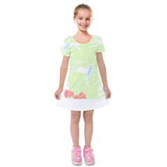 Tropical T- Shirt Tropical Gorgeous Deforest T- Shirt Kids  Short Sleeve Velvet Dress by maxcute