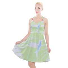 Tropical T- Shirt Tropical Gorgeous Deforest T- Shirt Halter Party Swing Dress  by maxcute