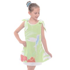 Tropical T- Shirt Tropical Gorgeous Deforest T- Shirt Kids  Tie Up Tunic Dress by maxcute