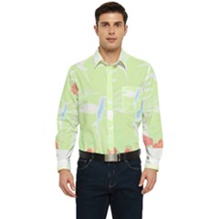 Tropical T- Shirt Tropical Gorgeous Deforest T- Shirt Men s Long Sleeve Pocket Shirt  by maxcute