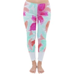 Tropical T- Shirt Tropical Gorgeous Floristic T- Shirt Classic Winter Leggings by maxcute