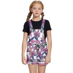 Tropical T- Shirt Tropical Gorgeous Palmatifloro T- Shirt Kids  Short Overalls by maxcute