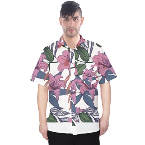 Tropical T- Shirt Tropical Gorgeous Palmatifloro T- Shirt Men s Hawaii Shirt by maxcute