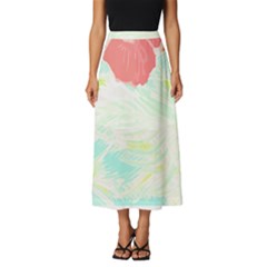 Tropical T- Shirt Tropical Gorgeous Tubifloras T- Shirt Classic Midi Chiffon Skirt