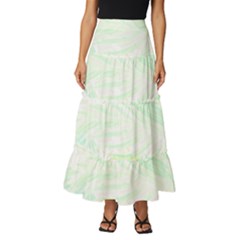 Tropical T- Shirt Tropical Gorgeous Tubifloras T- Shirt Tiered Ruffle Maxi Skirt