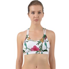 Tropical T- Shirt Tropical Graceful Anomaliflor T- Shirt Back Web Sports Bra by maxcute