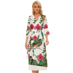 Tropical T- Shirt Tropical Graceful Anomaliflor T- Shirt Midsummer Wrap Dress by maxcute