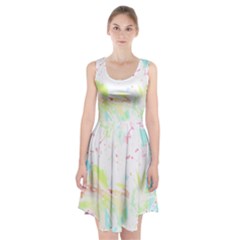 Tropical T- Shirt Tropical Graceful Blossoming T- Shirt Racerback Midi Dress by maxcute