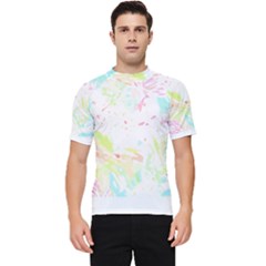 Tropical T- Shirt Tropical Graceful Blossoming T- Shirt Men s Short Sleeve Rash Guard by maxcute