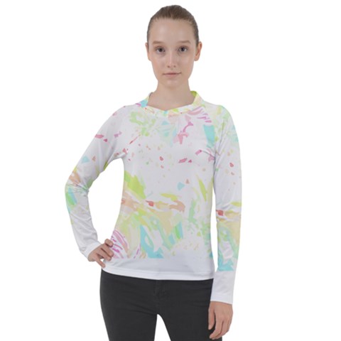 Tropical T- Shirt Tropical Graceful Blossoming T- Shirt Women s Pique Long Sleeve Tee by maxcute