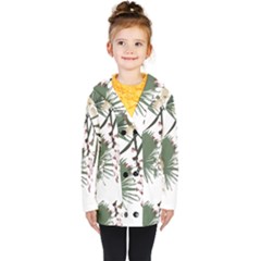 Tropical T- Shirt Tropical Graceful Cauliflory T- Shirt Kids  Double Breasted Button Coat by maxcute