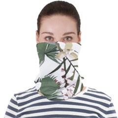 Tropical T- Shirt Tropical Graceful Cauliflory T- Shirt Face Seamless Bandana (adult) by maxcute