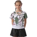 Tropical T- Shirt Tropical Graceful Cauliflory T- Shirt Kids  Front Cut Tee View1