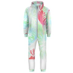 Tropical T- Shirt Tropical Graceful Forestry T- Shirt Hooded Jumpsuit (men) by maxcute