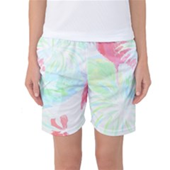 Tropical T- Shirt Tropical Graceful Forestry T- Shirt Women s Basketball Shorts by maxcute