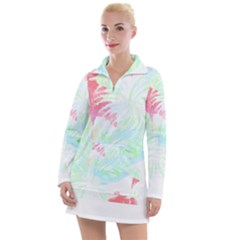 Tropical T- Shirt Tropical Graceful Forestry T- Shirt Women s Long Sleeve Casual Dress by maxcute