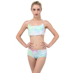 Tropical T- Shirt Tropical Graceful Forestry T- Shirt Layered Top Bikini Set by maxcute