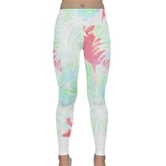 Tropical T- Shirt Tropical Graceful Forestry T- Shirt Lightweight Velour Classic Yoga Leggings by maxcute