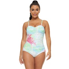 Tropical T- Shirt Tropical Graceful Forestry T- Shirt Retro Full Coverage Swimsuit by maxcute