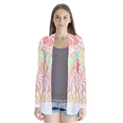 Tropical T- Shirt Tropical Graceful Globifloro T- Shirt Drape Collar Cardigan by maxcute