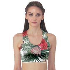 Tropical T- Shirt Tropical Handsome Flourishing T- Shirt Sports Bra by maxcute