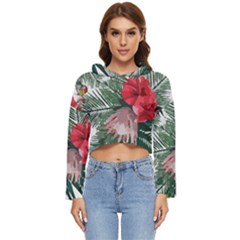 Tropical T- Shirt Tropical Handsome Flourishing T- Shirt Women s Lightweight Cropped Hoodie by maxcute