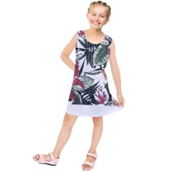 Tropical T- Shirt Tropical Handsome Sprout T- Shirt Kids  Tunic Dress