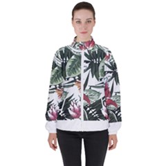 Tropical T- Shirt Tropical Handsome Sprout T- Shirt Women s High Neck Windbreaker by maxcute