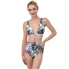 Tropical T- Shirt Tropical Handsome Sprout T- Shirt Tied Up Two Piece Swimsuit by maxcute