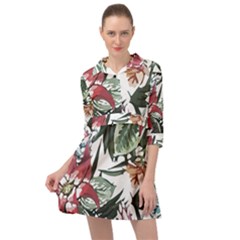 Tropical T- Shirt Tropical Handsome Sprout T- Shirt Mini Skater Shirt Dress by maxcute