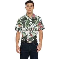 Tropical T- Shirt Tropical Handsome Sprout T- Shirt Men s Short Sleeve Pocket Shirt  by maxcute