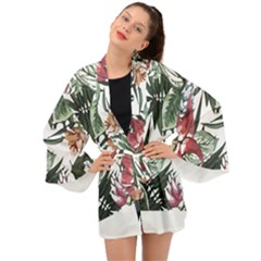 Tropical T- Shirt Tropical Handsome Sprout T- Shirt Long Sleeve Kimono by maxcute