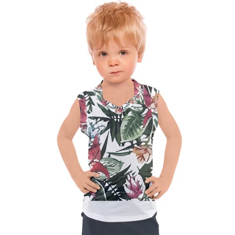 Tropical T- Shirt Tropical Handsome Sprout T- Shirt Kids  Sport Tank Top by maxcute