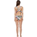 Tropical T- Shirt Tropical Handsome Sprout T- Shirt Low Cut Ruffle Edge Bikini Set View4