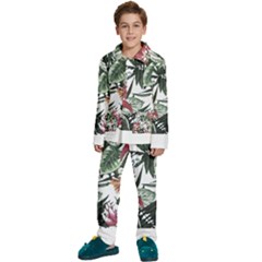 Tropical T- Shirt Tropical Handsome Sprout T- Shirt Kids  Long Sleeve Velvet Pajamas Set by maxcute