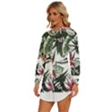 Tropical T- Shirt Tropical Handsome Sprout T- Shirt Womens Long Sleeve Shirt Dress View2