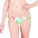 Tropical T- Shirt Tropical Leaves T- Shirt Bikini Bottom View1