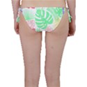 Tropical T- Shirt Tropical Leaves T- Shirt Bikini Bottom View2