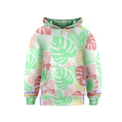 Tropical T- Shirt Tropical Leaves T- Shirt Kids  Pullover Hoodie