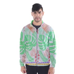 Tropical T- Shirt Tropical Leaves T- Shirt Men s Windbreaker