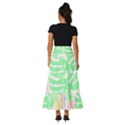 Tropical T- Shirt Tropical Leaves T- Shirt Tiered Ruffle Maxi Skirt View4