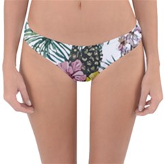 Tropical T- Shirt Tropical Magnificent Flower T- Shirt Reversible Hipster Bikini Bottoms by maxcute